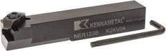 Kennametal - External Thread, Right Hand Cut, 19.05mm Shank Width x 19.05mm Shank Height Indexable Threading Toolholder - 114.3mm OAL, N.3L Insert Compatibility, NE Toolholder, Series Top Notch - Eagle Tool & Supply