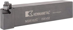 Kennametal - External Thread, Right Hand Cut, 25.4mm Shank Width x 25.4mm Shank Height Indexable Threading Toolholder - 127mm OAL, N.2R Insert Compatibility, NS Toolholder, Series Top Notch - Eagle Tool & Supply