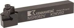 Kennametal - External Thread, Right Hand Cut, 12.7mm Shank Width x 12.7mm Shank Height Indexable Threading Toolholder - 88.9mm OAL, N.2R Insert Compatibility, NS Toolholder, Series Top Notch - Eagle Tool & Supply