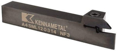 Kennametal - External Thread, 0.55" Max Depth of Cut, 3mm Min Groove Width, 127mm OAL, Left Hand Indexable Grooving Cutoff Toolholder - 19.05mm Shank Height x 19.05mm Shank Width, A4..03.. Insert Style, A4SM Toolholder Style, Series A4 - Eagle Tool & Supply