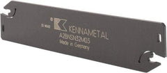 Kennametal - 1.2598" Blade Height, 0.0945" Blade Width, 5.9055" OAL, Neutral Cut, Double End Indexable Cut-Off Blade - 1.97" Max Depth of Cut, A2BNSN Blade, A2 Cut-Off Series - Eagle Tool & Supply