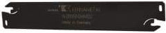 Kennametal - 1.0236" Blade Height, 0.0709" Blade Width, 5.9055" OAL, Neutral Cut, Double End Indexable Cut-Off Blade - 0.98" Max Depth of Cut, A2BNSN Blade, A2 Cut-Off Series - Eagle Tool & Supply