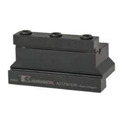 Kennametal - Tool Block Style A2TZN, 26mm Blade Height, 3.39" OAL, 1.89"& OAH, Indexable Cutoff Blade Tool Block - 1" Shank Height, 1" Shank Width, Reversible, Series A2 Cut-Off - Eagle Tool & Supply