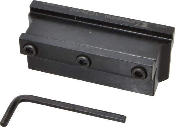Kennametal - Tool Block Style A2TZN, 32mm Blade Height, 4.33" OAL, 1.89"& OAH, Indexable Cutoff Blade Tool Block - 1" Shank Height, 1" Shank Width, Reversible, Series A2 Cut-Off - Eagle Tool & Supply