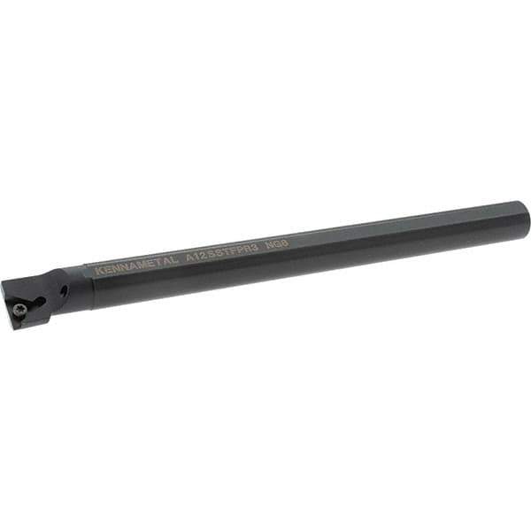 Kennametal - 23.62mm Min Bore Diam, 254mm OAL, 3/4" Shank Diam, A-STFP Indexable Boring Bar - TP.. Insert, Screw Holding Method - Eagle Tool & Supply
