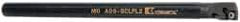 Kennametal - 12.19mm Min Bore Diam, 152.4mm OAL, 3/8" Shank Diam, A-SCLP Indexable Boring Bar - CP.. Insert, Screw Holding Method - Eagle Tool & Supply