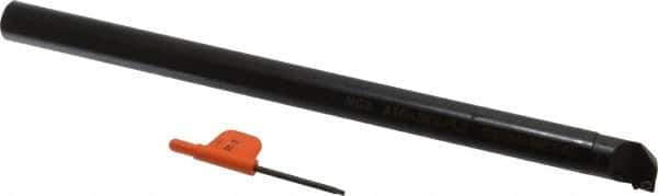 Kennametal - 19.56mm Min Bore Diam, 254mm OAL, 5/8" Shank Diam, A-SCLP Indexable Boring Bar - CP.. Insert, Screw Holding Method - Eagle Tool & Supply