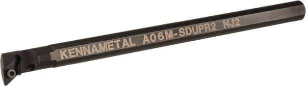 Kennametal - 15.24mm Min Bore Diam, 6" OAL, 3/8" Shank Diam, A-SDUP Indexable Boring Bar - DP.. Insert, Screw Holding Method - Eagle Tool & Supply