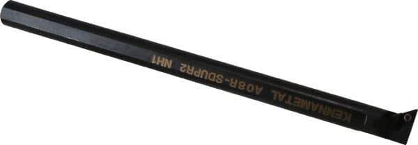 Kennametal - 18.54mm Min Bore Diam, 8" OAL, 1/2" Shank Diam, A-SDUP Indexable Boring Bar - DP.. Insert, Screw Holding Method - Eagle Tool & Supply