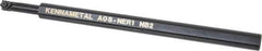 Kennametal - 11.18mm Min Bore Diam, 8" OAL, 1/2" Shank Diam, A-NE Indexable Boring Bar - 1" Max Bore Depth, N. Insert, Clamp Holding Method - Eagle Tool & Supply