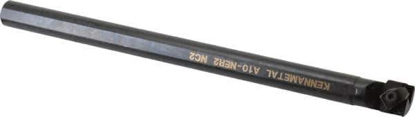 Kennametal - 26.16mm Min Bore Diam, 254mm OAL, 3/4" Shank Diam, A-SCLP-D Indexable Boring Bar - CP.. Insert, Screw Holding Method - Eagle Tool & Supply