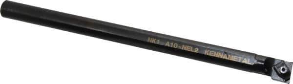 Kennametal - 25.4mm Min Bore Diam, 10" OAL, 5/8" Shank Diam, A-NE Indexable Boring Bar - N. Insert, Clamp Holding Method - Eagle Tool & Supply
