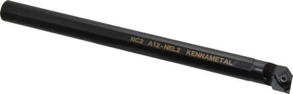 Kennametal - 28.58mm Min Bore Diam, 10" OAL, 3/4" Shank Diam, A-NE Indexable Boring Bar - N. Insert, Clamp Holding Method - Eagle Tool & Supply