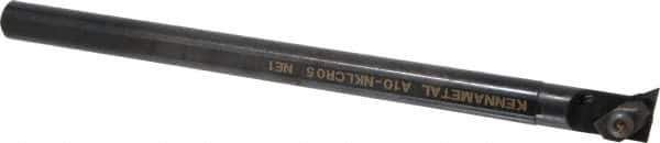 Kennametal - NP.., 5° Lead Angle A-NKLC External Right Hand Indexable Profiling Toolholder - 5/8" Shank Width, 254mm Long, Steel, Through Coolant - Eagle Tool & Supply