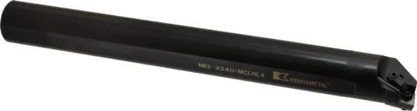 Kennametal - 44.7mm Min Bore Diam, 14" OAL, 38.1mm Shank Diam, A-MCLN Indexable Boring Bar - CN.. Insert, Screw or Clamp Holding Method - Eagle Tool & Supply