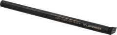 Kennametal - 19.56mm Min Bore Diam, 10" OAL, 5/8" Shank Diam, A-SCLC Indexable Boring Bar - CC.. Insert, Screw Holding Method - Eagle Tool & Supply