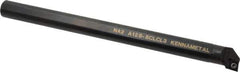 Kennametal - 23.62mm Min Bore Diam, 10" OAL, 3/4" Shank Diam, A-SCLC Indexable Boring Bar - CC.. Insert, Screw Holding Method - Eagle Tool & Supply