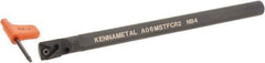 Kennametal - 12.19mm Min Bore Diam, 6" OAL, 3/8" Shank Diam, A-STFC Indexable Boring Bar - TC.. Insert, Screw Holding Method - Eagle Tool & Supply