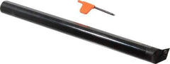 Kennametal - 33.02mm Min Bore Diam, 12" OAL, 1" Shank Diam, A-SDUC Indexable Boring Bar - DC.. Insert, Screw Holding Method - Eagle Tool & Supply