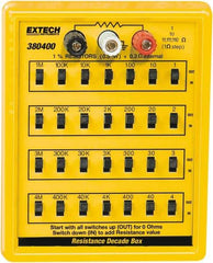 Extech - 1 to 110 k Ohm, Earth Ground Resistance Tester - No Batteries Required, 1 to 110 Resolution - Eagle Tool & Supply