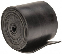 Made in USA - 1/16" Thick x 2" Wide x 60" Long, Plain Backed Neoprene Rubber Strip - Stock Length, 70 Shore A Durometer, 2,500 psi Tensile Strength, -40 to 225°F, Black - Eagle Tool & Supply