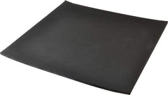 Made in USA - 12" Long, 12" Wide, 1/4" Thick, Neoprene Rubber Foam Sheet - 65 to 75 Durometer, Black, -40 to 225°F, 2,500 psi Tensile Strength, Plain Backing, Stock Length - Eagle Tool & Supply