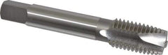 OSG - 3/4-10 UNC, 3 Flute, Bright Finish, High Speed Steel Spiral Point Tap - Plug Chamfer, Right Hand Thread, 4-1/4" OAL, 2" Thread Length, 0.59" Shank Diam, 2B/3B Class of Fit, Series 105 - Exact Industrial Supply