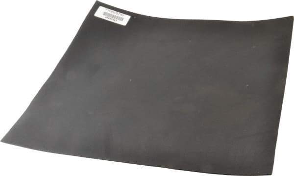 Made in USA - 12" Long, 12" Wide, 1/16" Thick, Neoprene Rubber Foam Sheet - 50 to 60 Durometer, Black, -20 to 170°F, 2,500 psi Tensile Strength, Adhesive Backing, Stock Length - Eagle Tool & Supply