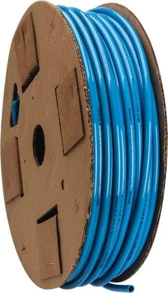 Parker - 3/8" ID x 1/2" OD, 1/16" Wall Thickness, 250' Long, Polyurethane Tube - Blue, 85 Max psi, 90 - 95 Shore A Hardness, -40 to 180°F - Eagle Tool & Supply