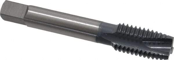 OSG - 5/8-11 UNC, 3 Flute, elektraLUBE Finish, High Speed Steel Spiral Point Tap - Plug Chamfer, Right Hand Thread, 3-13/16" OAL, 1-13/16" Thread Length, 3B Class of Fit, Series 105 - Exact Industrial Supply