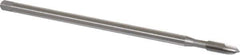 OSG - 1/4-28 UNF 2 Flute H3 Bright Finish High Speed Steel Spiral Point Extension Tap - Plug Chamfer, 6" OAL, 1" Thread Length, 3B Class of Fit - Exact Industrial Supply