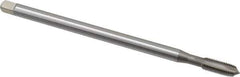 OSG - 5/16-24 UNF 2 Flute H3 Bright Finish High Speed Steel Spiral Point Extension Tap - Plug Chamfer, 6" OAL, 1-1/8" Thread Length, 3B Class of Fit - Eagle Tool & Supply