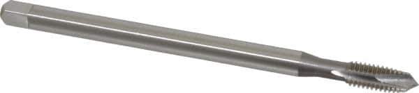 OSG - 3/8-16 UNC 3 Flute H3 Bright Finish High Speed Steel Spiral Point Extension Tap - Plug Chamfer, 6" OAL, 1-1/4" Thread Length, 3B Class of Fit - Eagle Tool & Supply