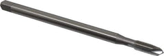 OSG - 3/8-24 UNF 3 Flute H3 Bright Finish High Speed Steel Spiral Point Extension Tap - Plug Chamfer, 6" OAL, 1-1/4" Thread Length, 3B Class of Fit - Eagle Tool & Supply