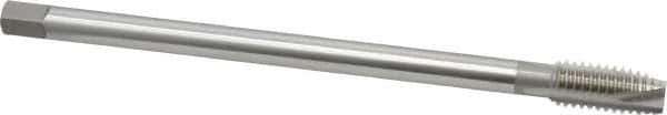 OSG - 7/16-14 UNC 3 Flute H3 Bright Finish High Speed Steel Spiral Point Extension Tap - Plug Chamfer, 6" OAL, 1-7/16" Thread Length, 3B Class of Fit - Exact Industrial Supply