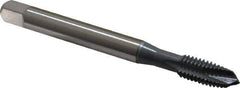 OSG - 3/8-16 UNC 3 Flute H3 elektraLUBE Finish High Speed Steel Spiral Point Extension Tap - Plug Chamfer, 4" OAL, 3B Class of Fit - Eagle Tool & Supply