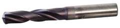 Kennametal - 12.7mm 140° Spiral Flute Solid Carbide Screw Machine Drill Bit - Eagle Tool & Supply