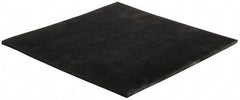 Made in USA - 12" Long, 12" Wide, 1/4" Thick, Neoprene Rubber Foam Sheet - 65 to 75 Durometer, Black, -20 to 180°F, 1,000 psi Tensile Strength, Plain Backing, Stock Length - Eagle Tool & Supply