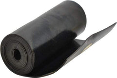 Made in USA - 1/16" Thick x 6" Wide x 60" Long, Buna-N Rubber Strip - Stock Length, 70 Shore A Durometer, 800 to 1,000 psi Tensile Strength, -20 to 170°F, Black - Eagle Tool & Supply
