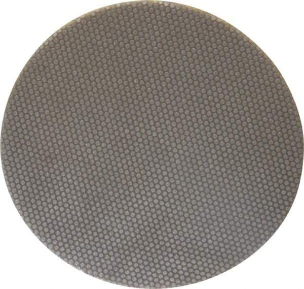 Norton - 2" Diam, 400 Grit Diamond Adhesive PSA Disc - Super Fine Grade, Yellow, Cloth Backing, Flexible - Eagle Tool & Supply