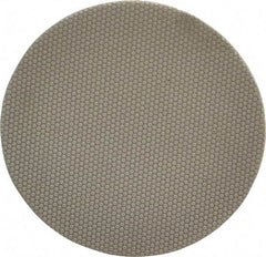 Norton - 2" Diam, 800 Grit Diamond Adhesive PSA Disc - Ultra Fine Grade, White, Cloth Backing, Flexible - Eagle Tool & Supply