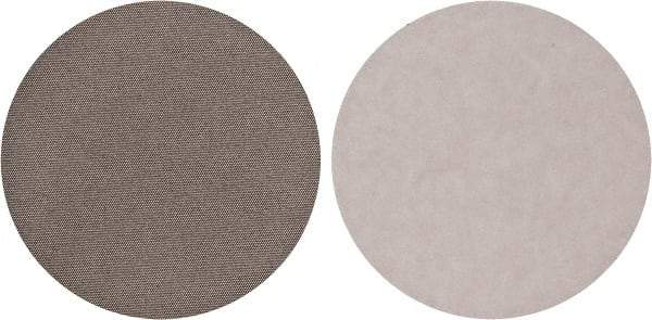 Norton - 6" Diam, 200 Grit Diamond Adhesive PSA Disc - Fine Grade, Red, Cloth Backing, Flexible - Eagle Tool & Supply