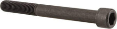 Value Collection - 7/8-9 UNC Hex Socket Drive, Socket Cap Screw - Alloy Steel, Black Oxide Finish, Partially Threaded, 8" Length Under Head - Eagle Tool & Supply
