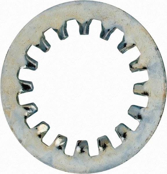 Value Collection - 1-1/2" Screw, 1.53" ID, Steel Internal Tooth Lock Washer - 2.515" OD, Zinc-Plated, Grade 1075 - Eagle Tool & Supply