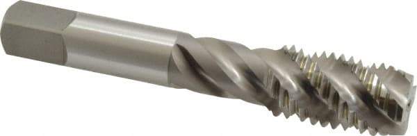 OSG - 3/4-10 UNC 4 Flute Plug Spiral Flute Tap - High Speed Steel, Bright Finish, 4-1/4" OAL, Right Hand Flute, Right Hand Thread, H3, Series 106/107 - Eagle Tool & Supply