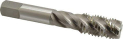 OSG - 3/4-10 UNC 4 Flute Plug Spiral Flute Tap - High Speed Steel, Bright Finish, 4-1/4" OAL, Right Hand Flute, Right Hand Thread, H3, Series 106/107 - Eagle Tool & Supply