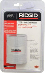 Ridgid - 1/2 to 2 Pipe Capacity, Inner Outer Reamer - Cuts Copper, Aluminium, and Thin Walled Stainless Steel Tubes - Eagle Tool & Supply