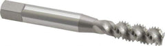 OSG - M8x1.25 Metric Coarse 3 Flute 6H Bottoming Spiral Flute Tap - High Speed Steel, Bright Finish, 2-23/32" OAL, Right Hand Flute, Right Hand Thread, D5, Series 142 - Eagle Tool & Supply