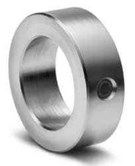 Climax Metal Products - 2-5/8" Bore, Steel, Set Screw Shaft Collar - 4" Outside Diam, 1-1/8" Wide - Eagle Tool & Supply
