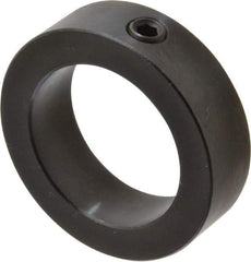 Climax Metal Products - 2-1/4" Bore, Steel, Set Screw Shaft Collar - 3-1/4" Outside Diam, 15/16" Wide - Eagle Tool & Supply